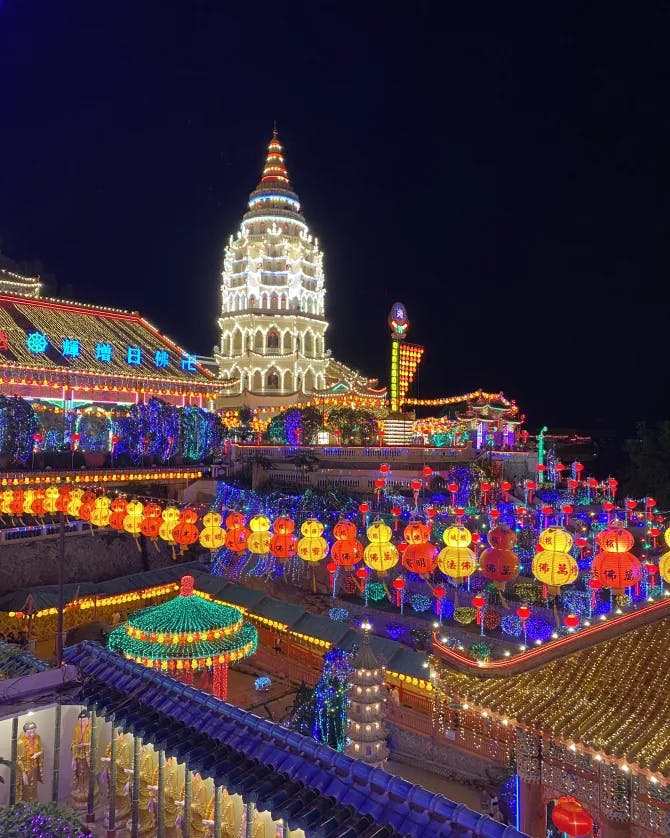 View of Kek Lok Si Temple