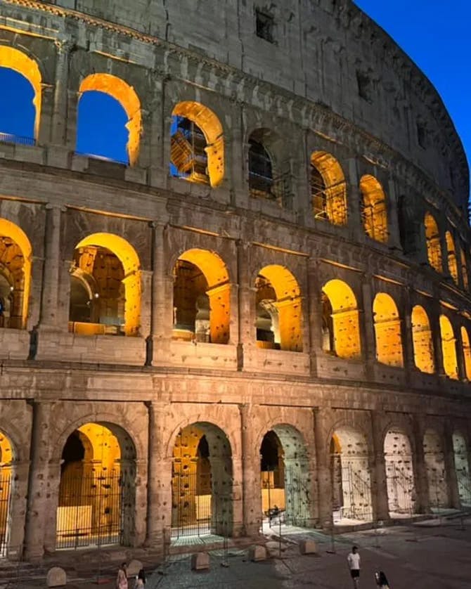 View of colosseum 