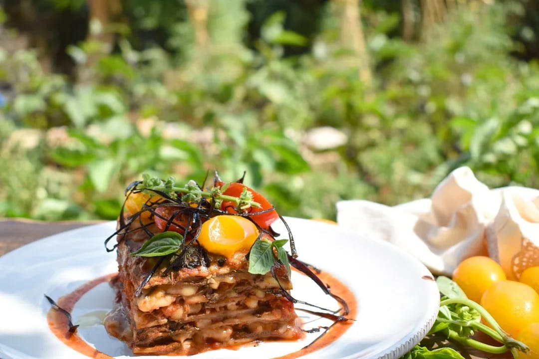 Dining by the vineyards at Trattoria Terra Madre.