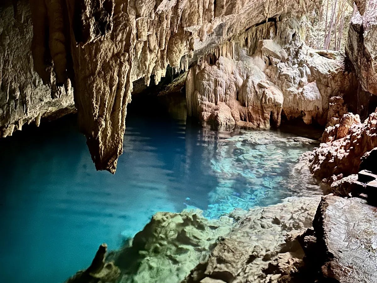 Hidden Cave in Bermuda