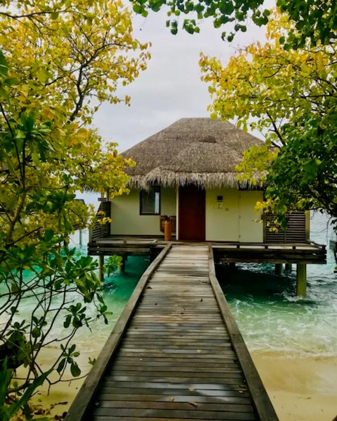 Picture of house on water