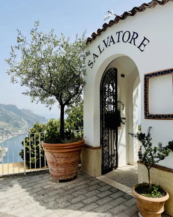 View of Salvatore Ravello in Amalfi Coast