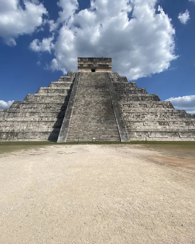 Historic site of Chichen Itza in Mexico