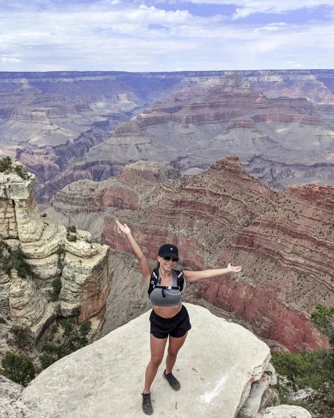 Picture of Carly at Grand Canyon National Park