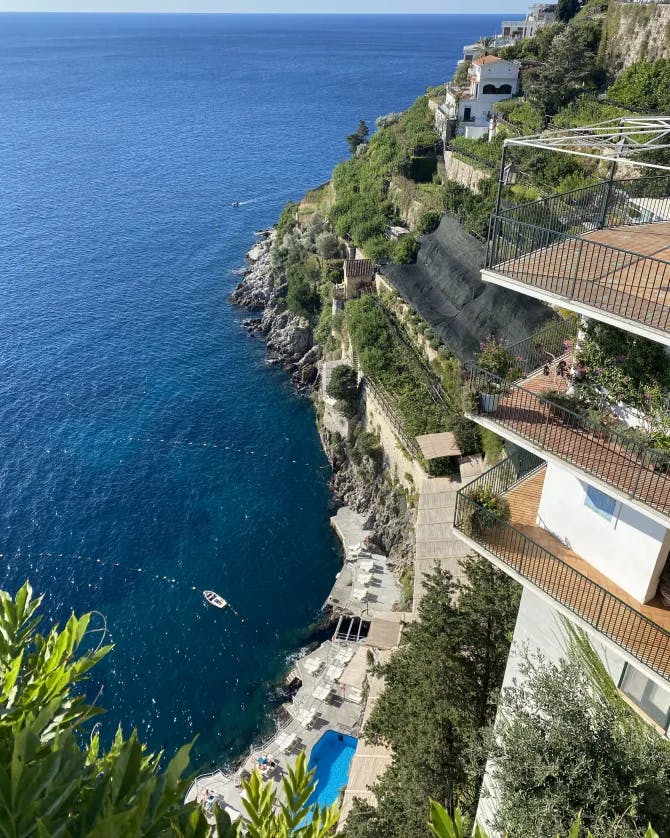 Sea and seaside view