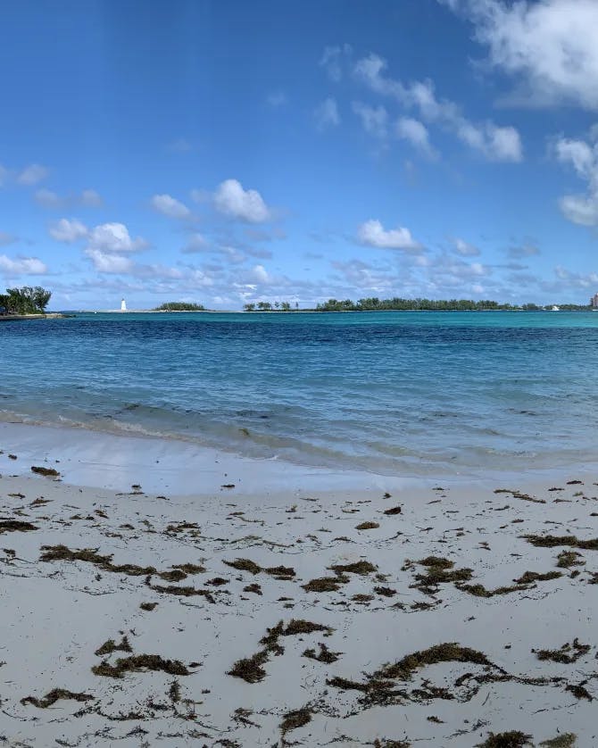 Sea and seaside view