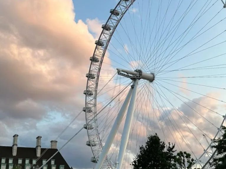 London eye and the sky