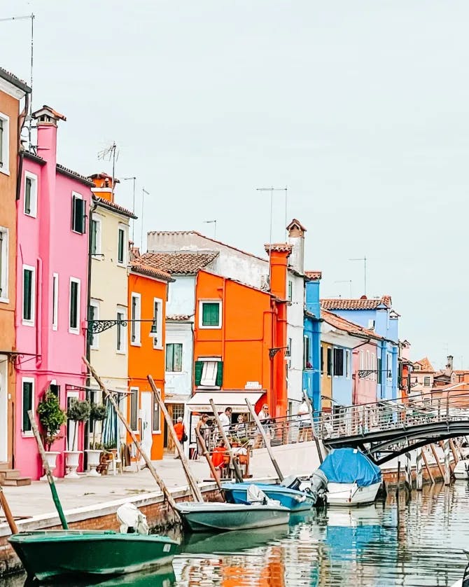 View of the canal and houses