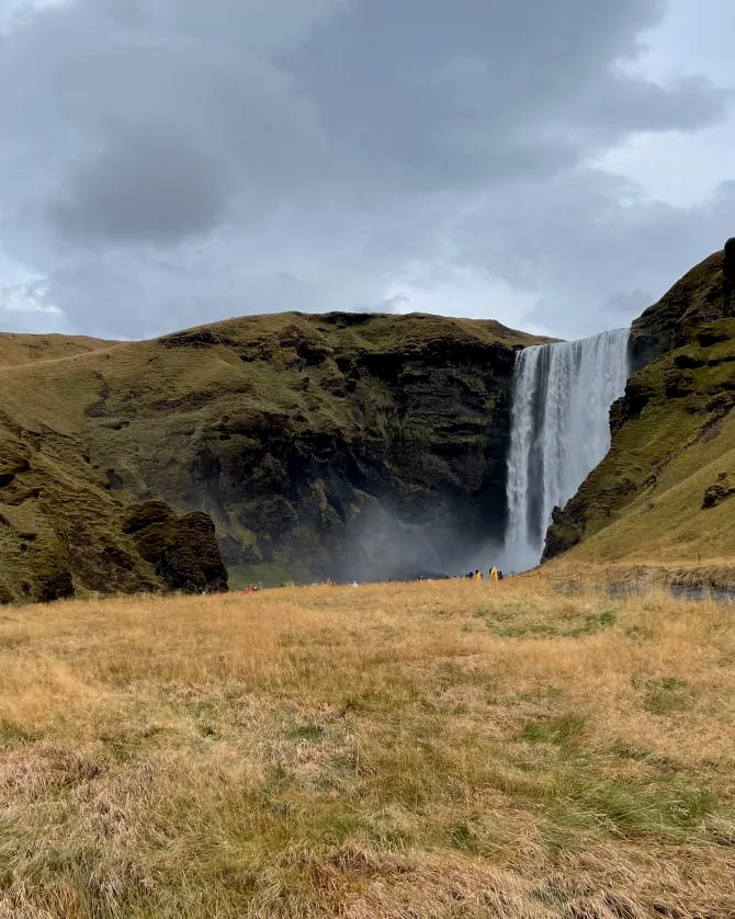 View of a waterfall