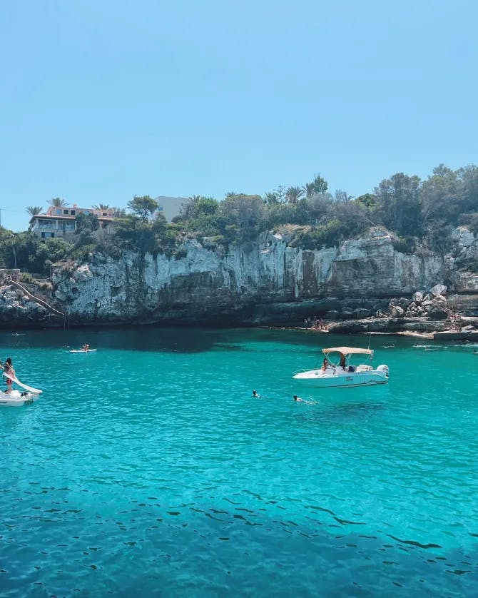 Sea and beach view