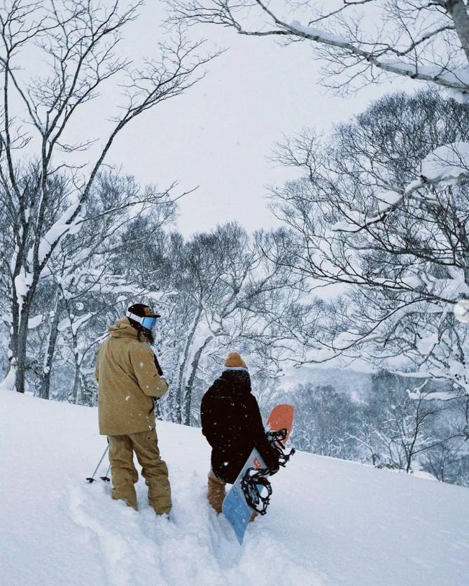 snow boarding