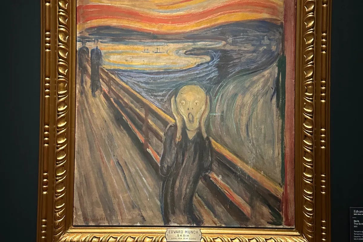 Edvard Munch's The Scream is an iconic art that can be found at The National Museum in Oslo.