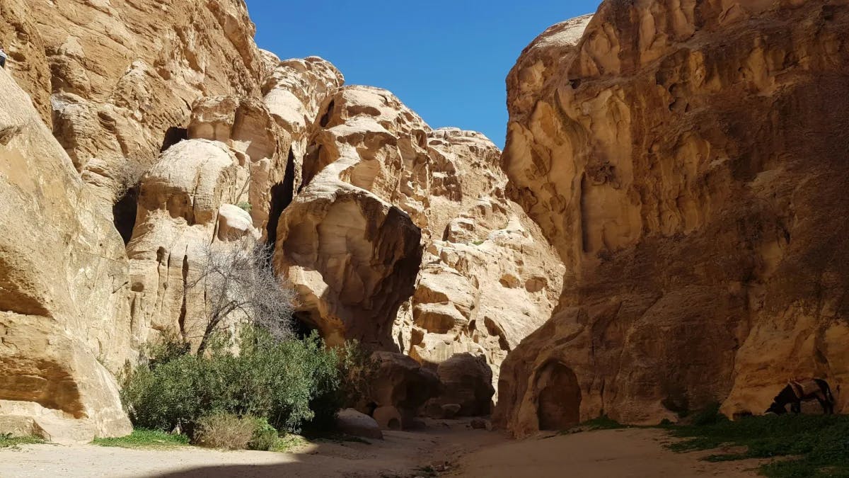 Rock Formations on dry hills.