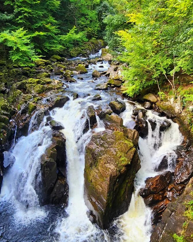 View of a waterfall