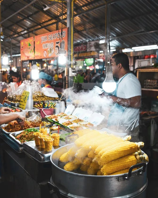 A food market in Phuket. 