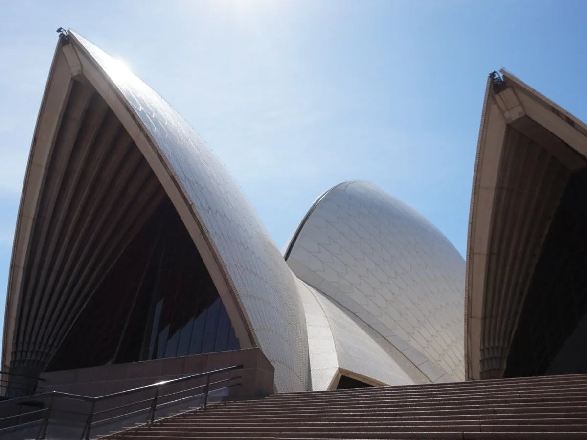 Steps Up to Sydney Opera House