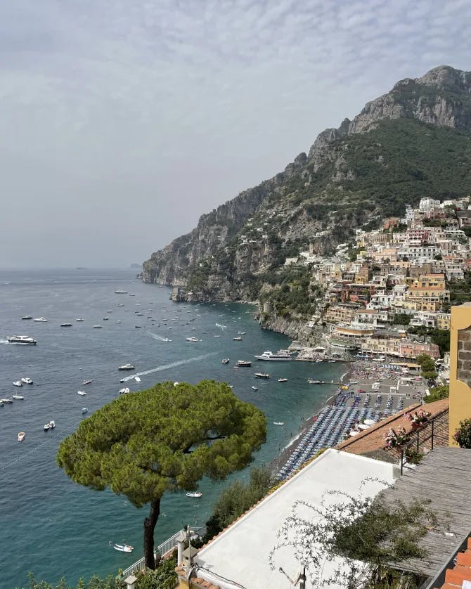 Beautiful view of Amalfi Coast