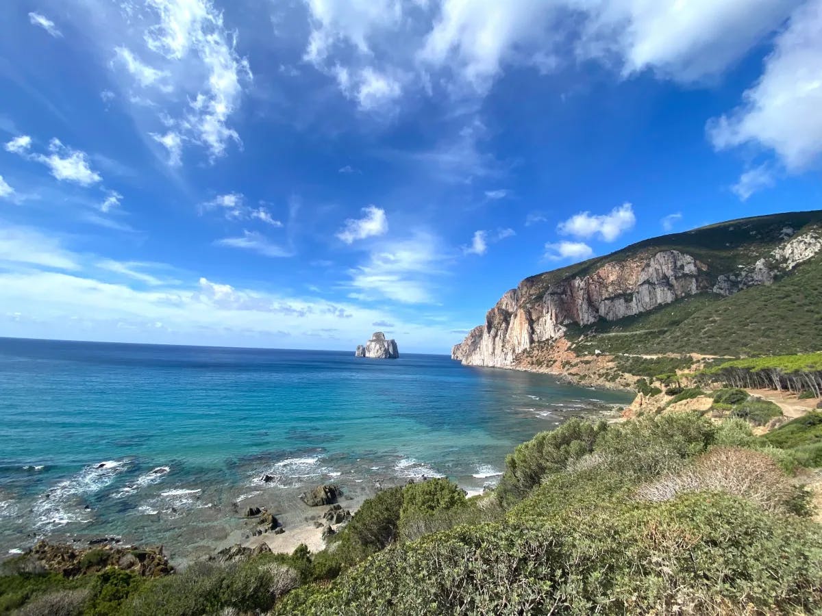 The island of Sant'Antioco