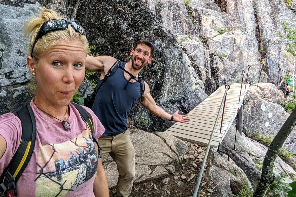 The Precipice Trail is Acadia National Park's most thrilling hike.