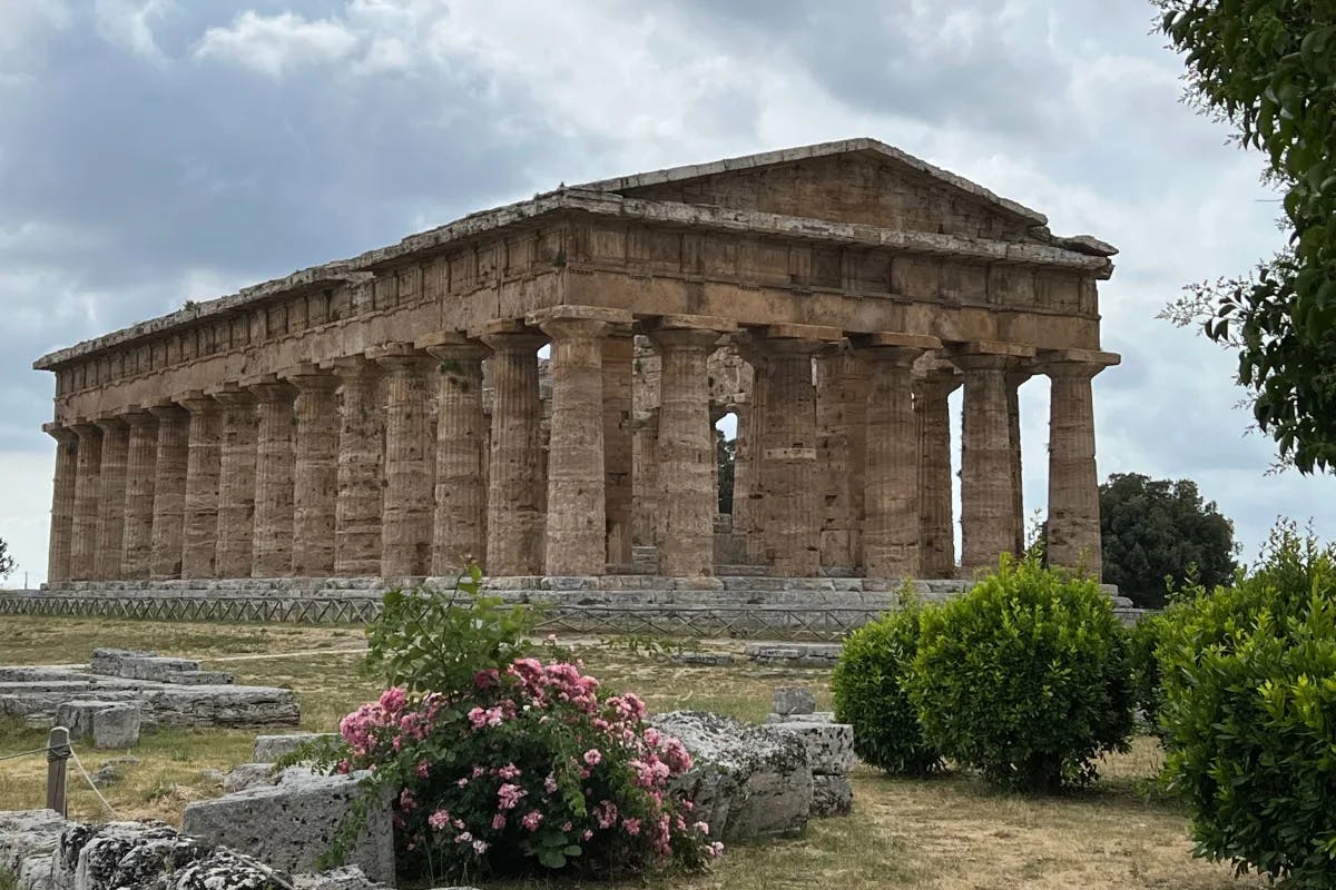 Ruins of a Greek temple during the daytime