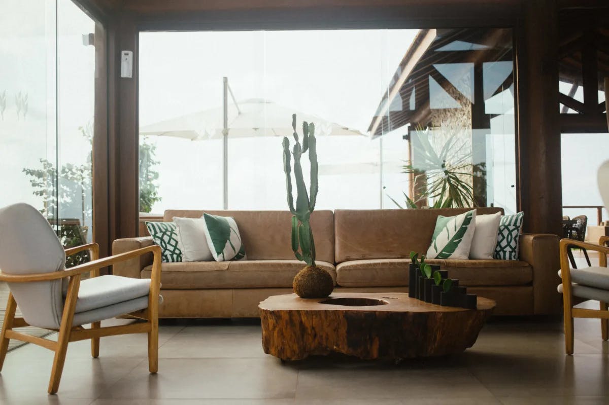 interior picture of hotel table and chairs