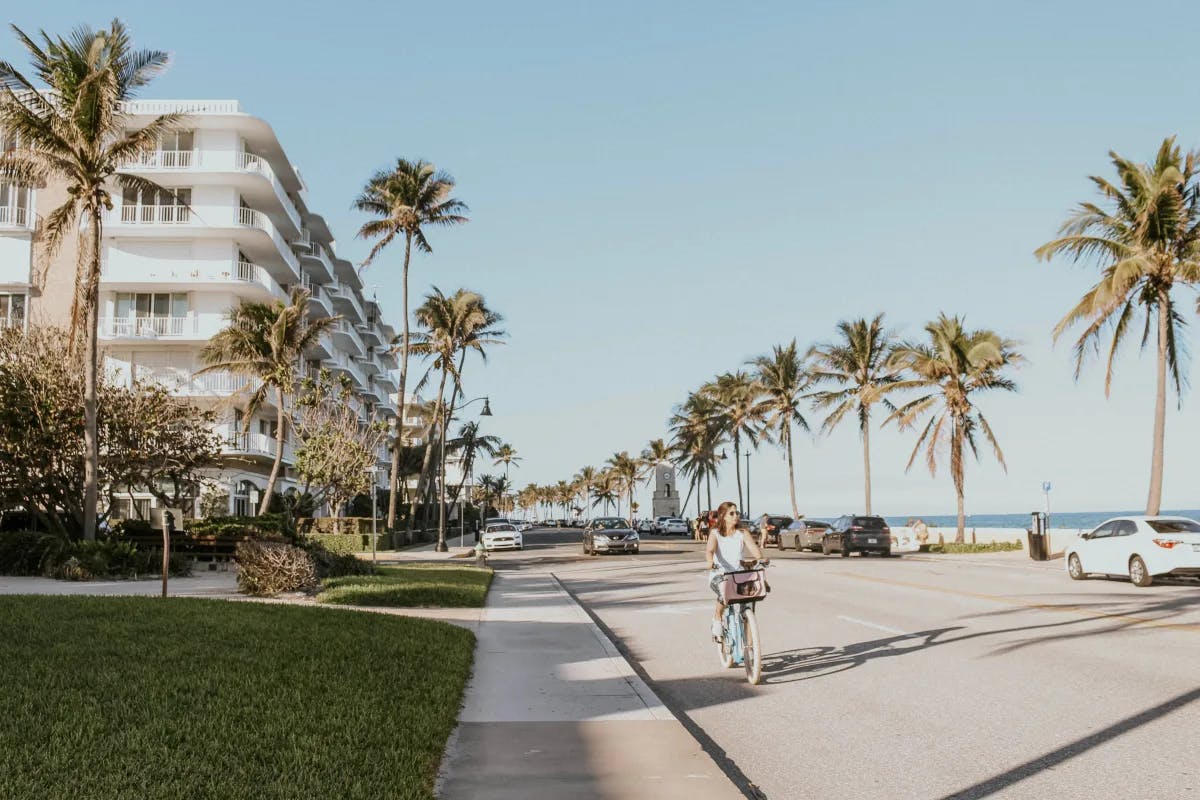 Beach and Buildings of Florida