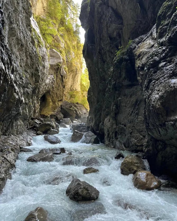 View of a waterfall