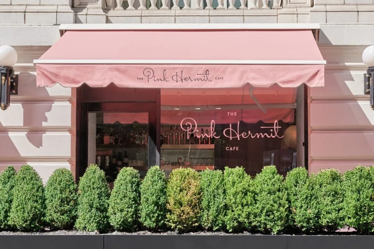 The Pink Hermit is a casually elegant all-day café.