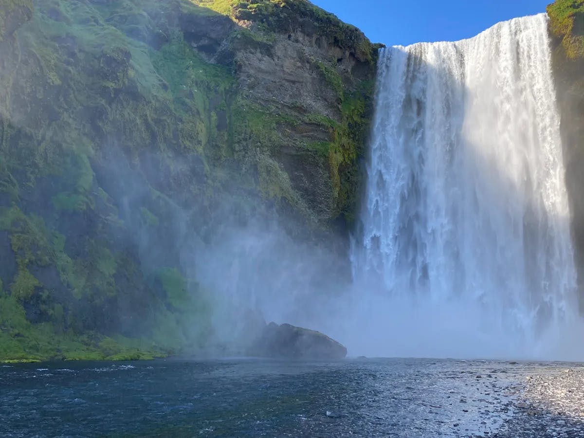 waterfall in Iceland