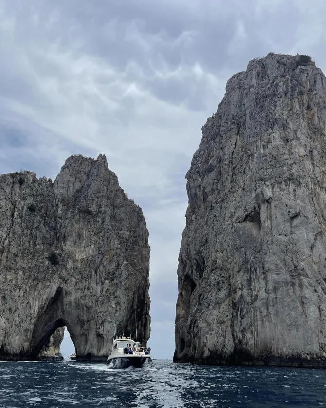 Sea stacks standing tall