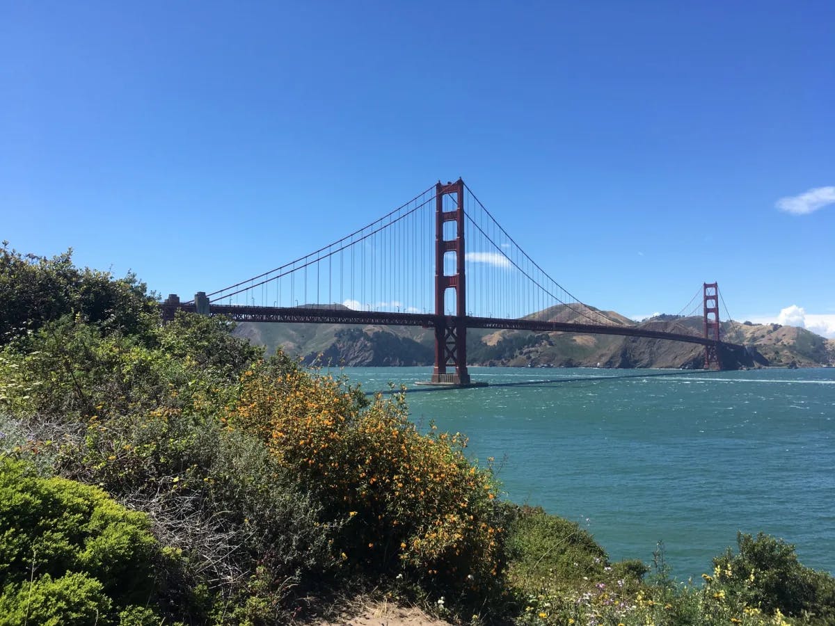 Golden Gate Bridge over a body of water during the daytime.