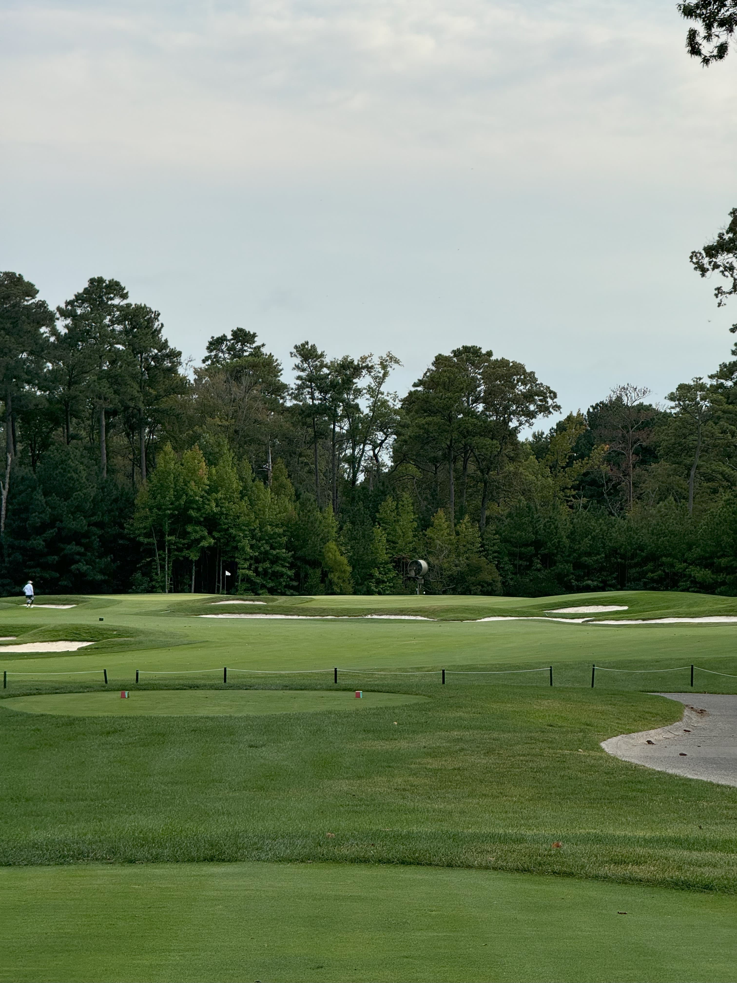 A golf course during the daytime