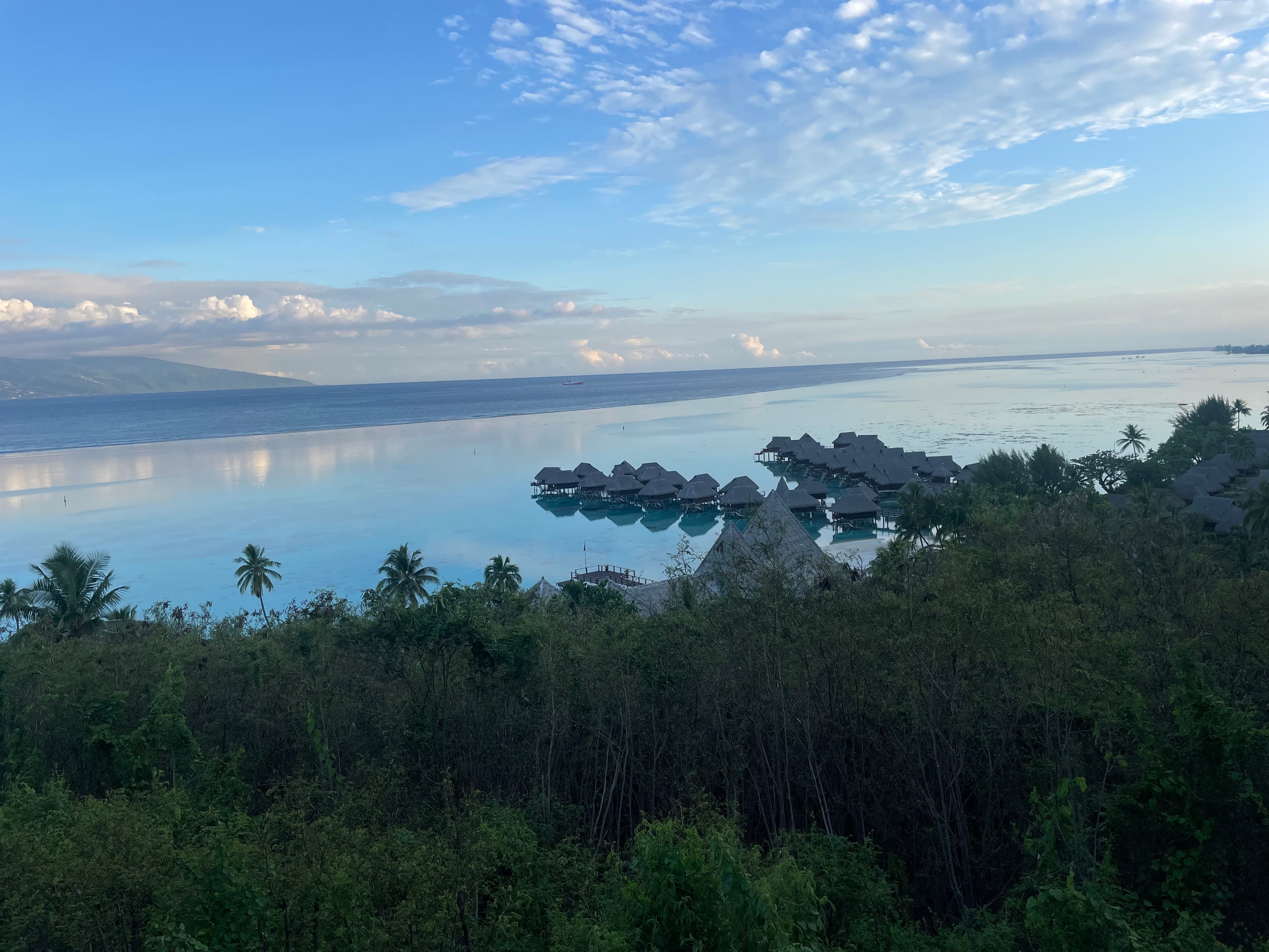 Broader view of Moorea Island