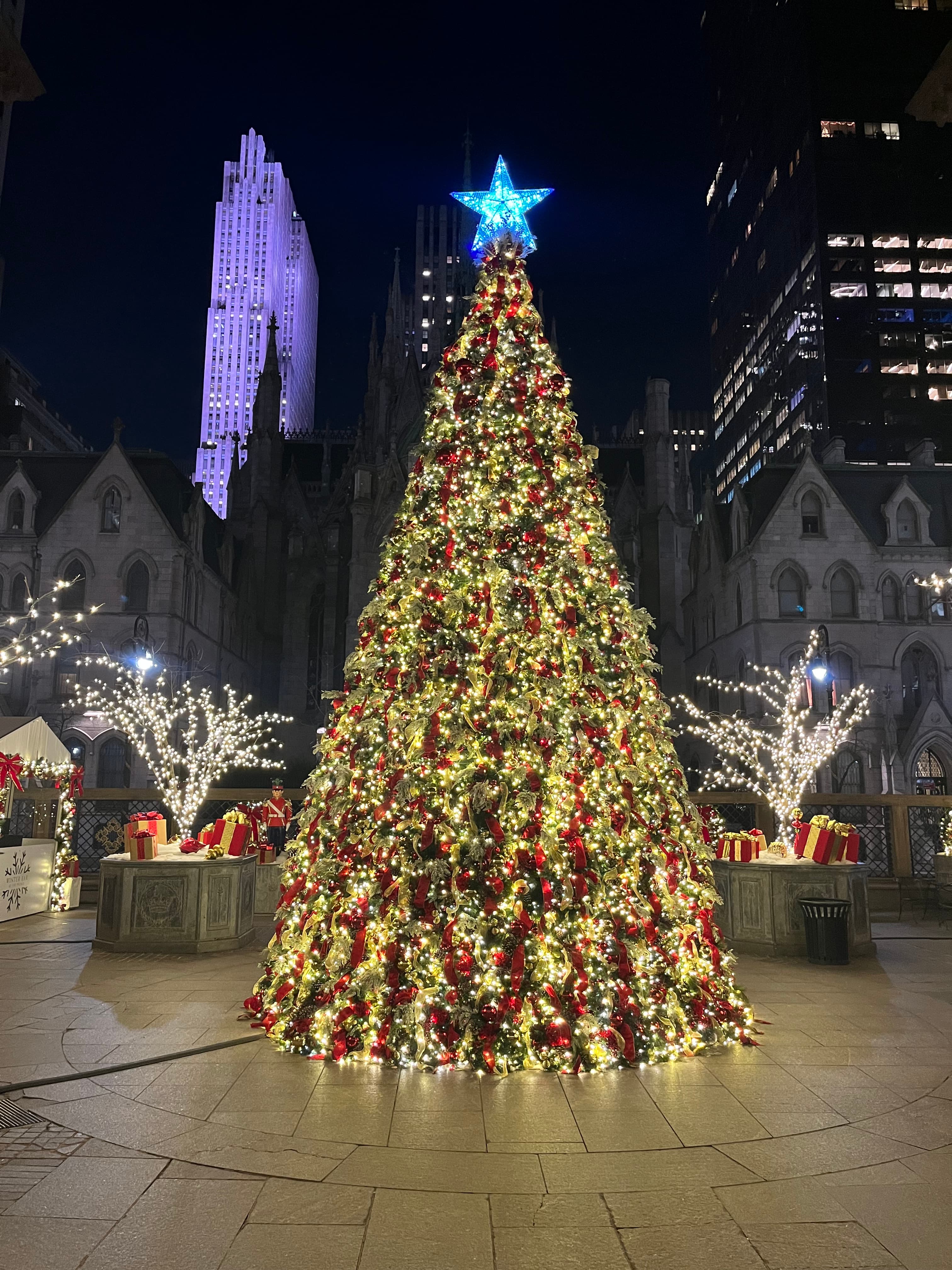 Lotte New York Palace Christmas tree