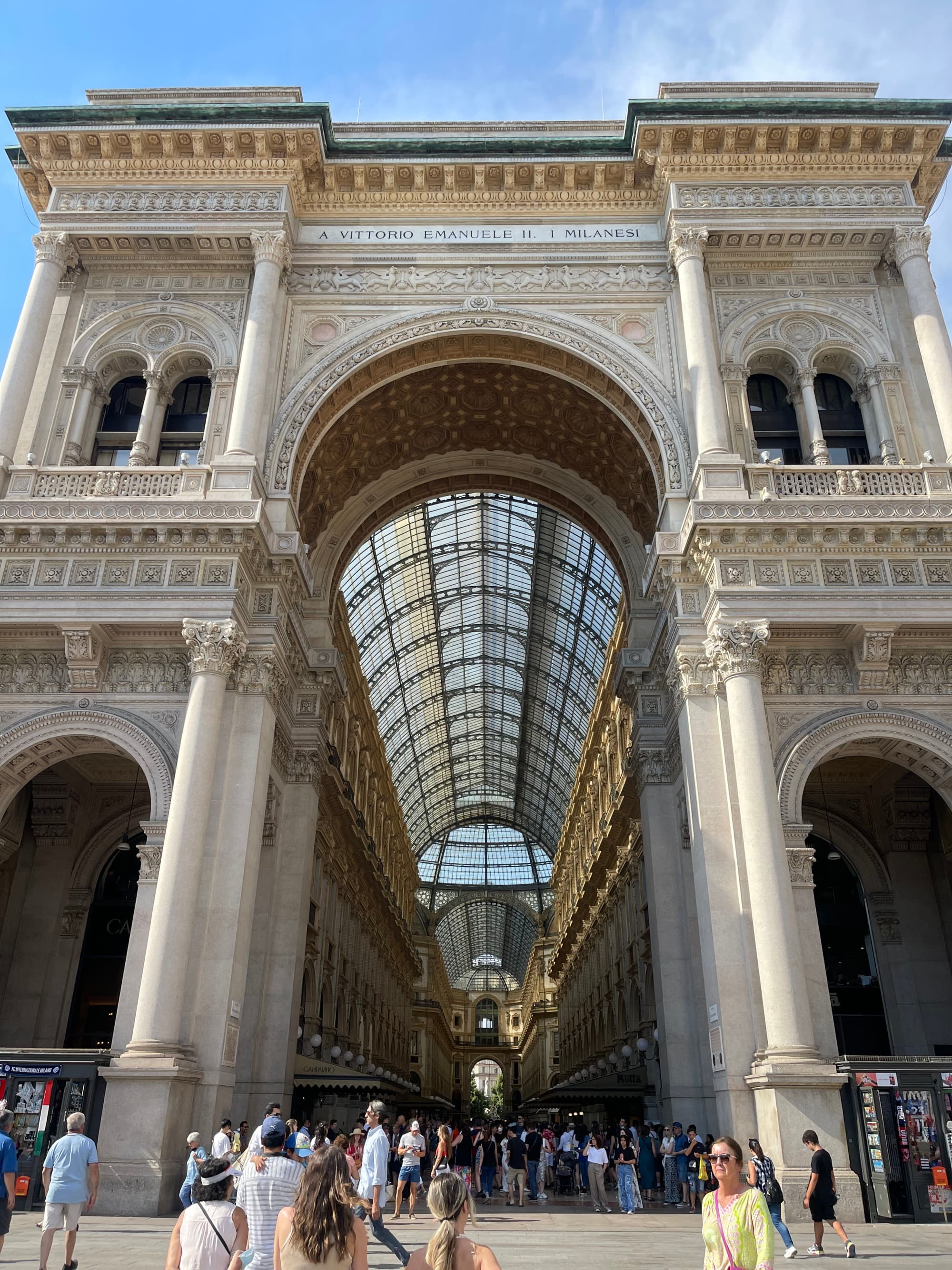 A picture of a building taken from a low angle