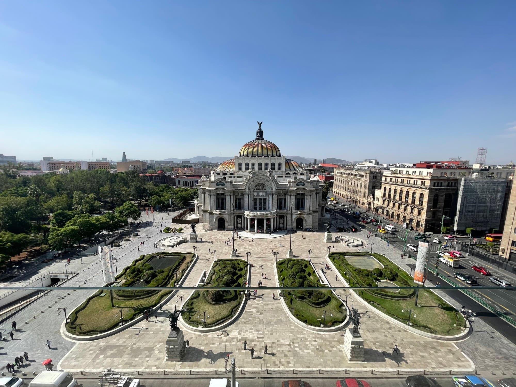 palace on a sunny day