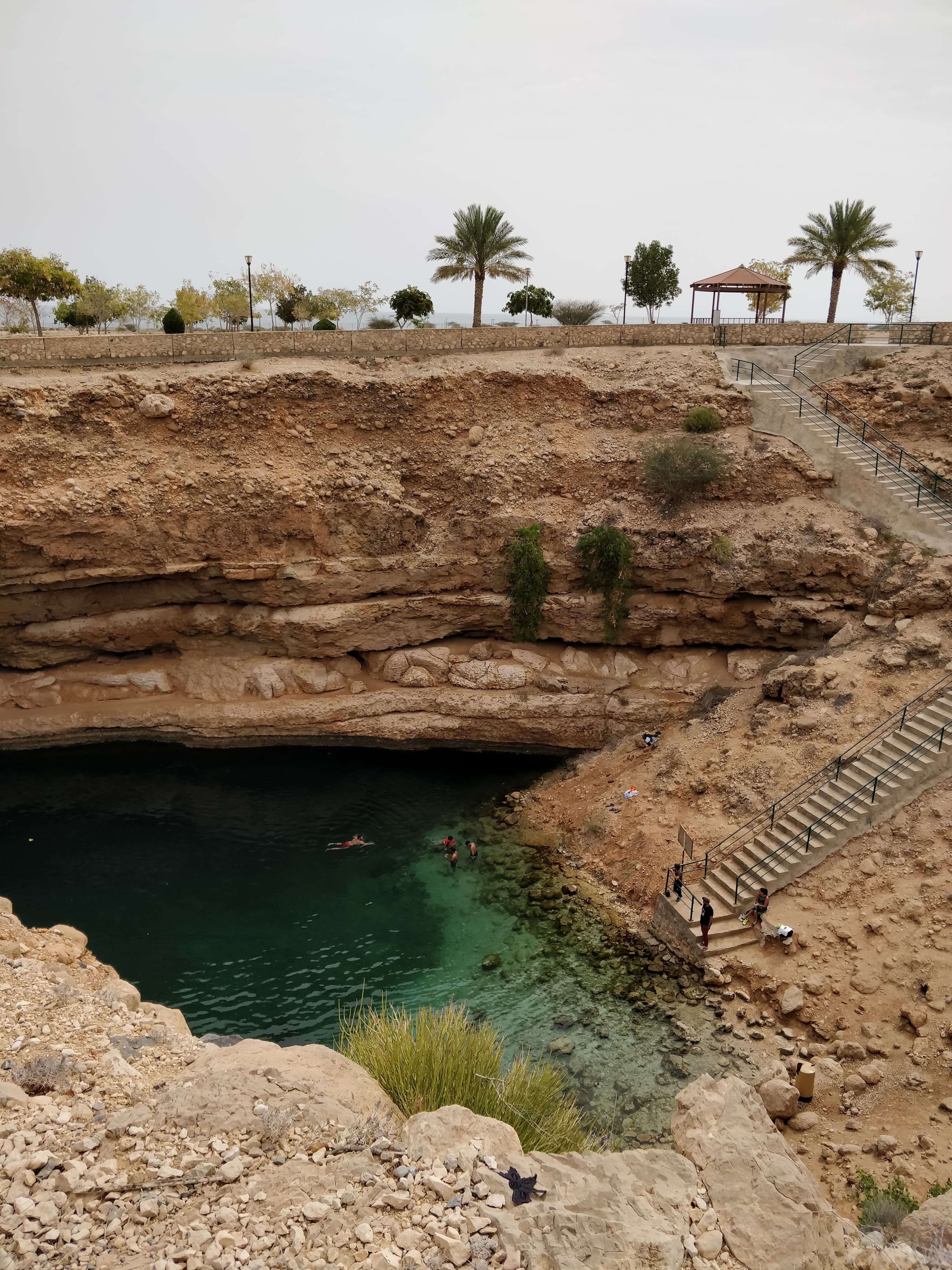 The Bimmah Sinkhole in Oman