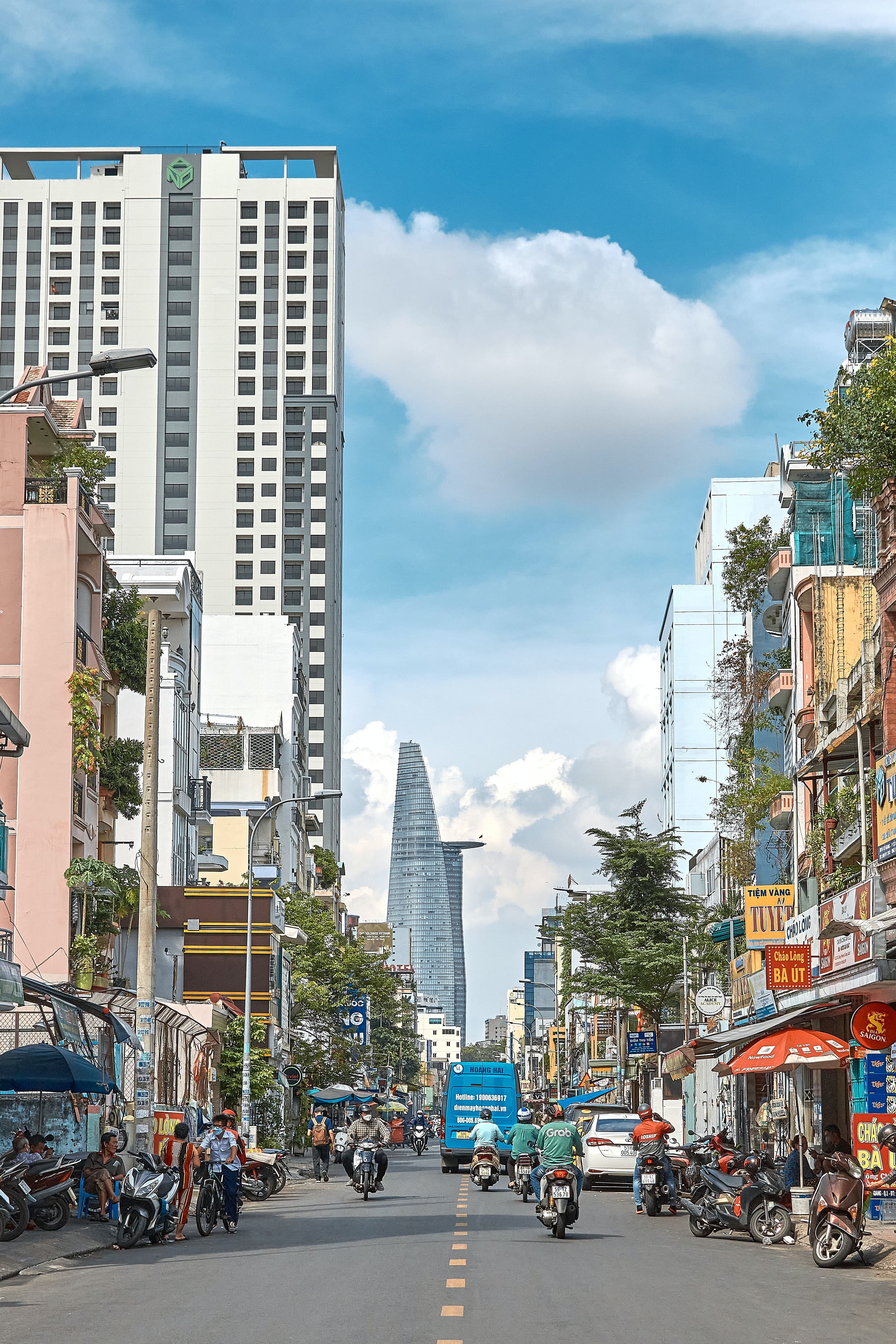 A road in Ho Chi Minh city