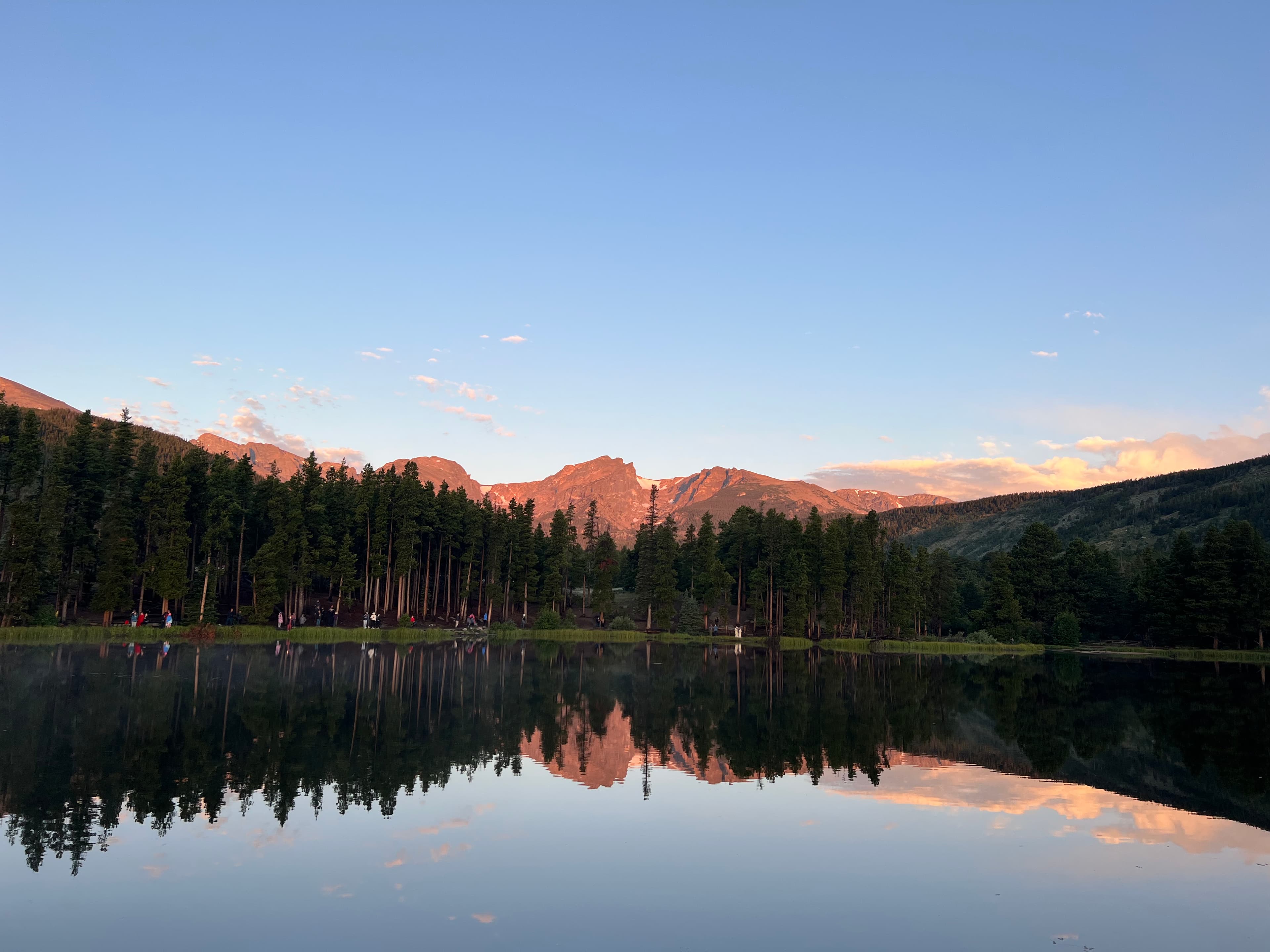 national park sunset