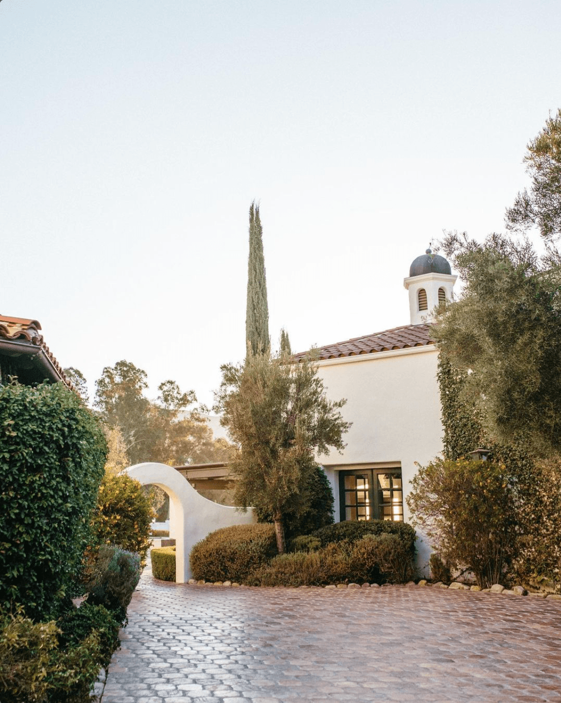 A outdoor library in Ojai.