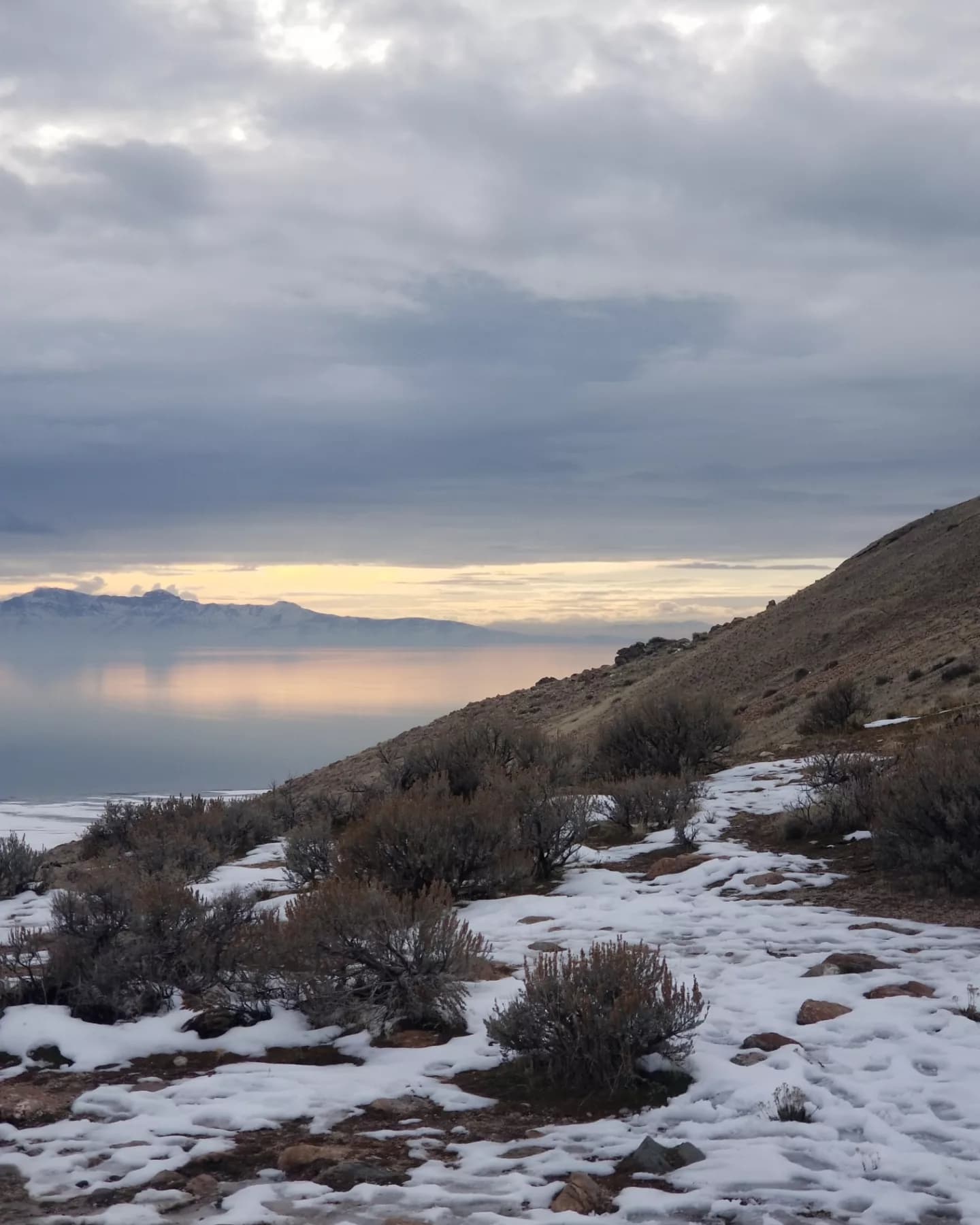 A snowy hill