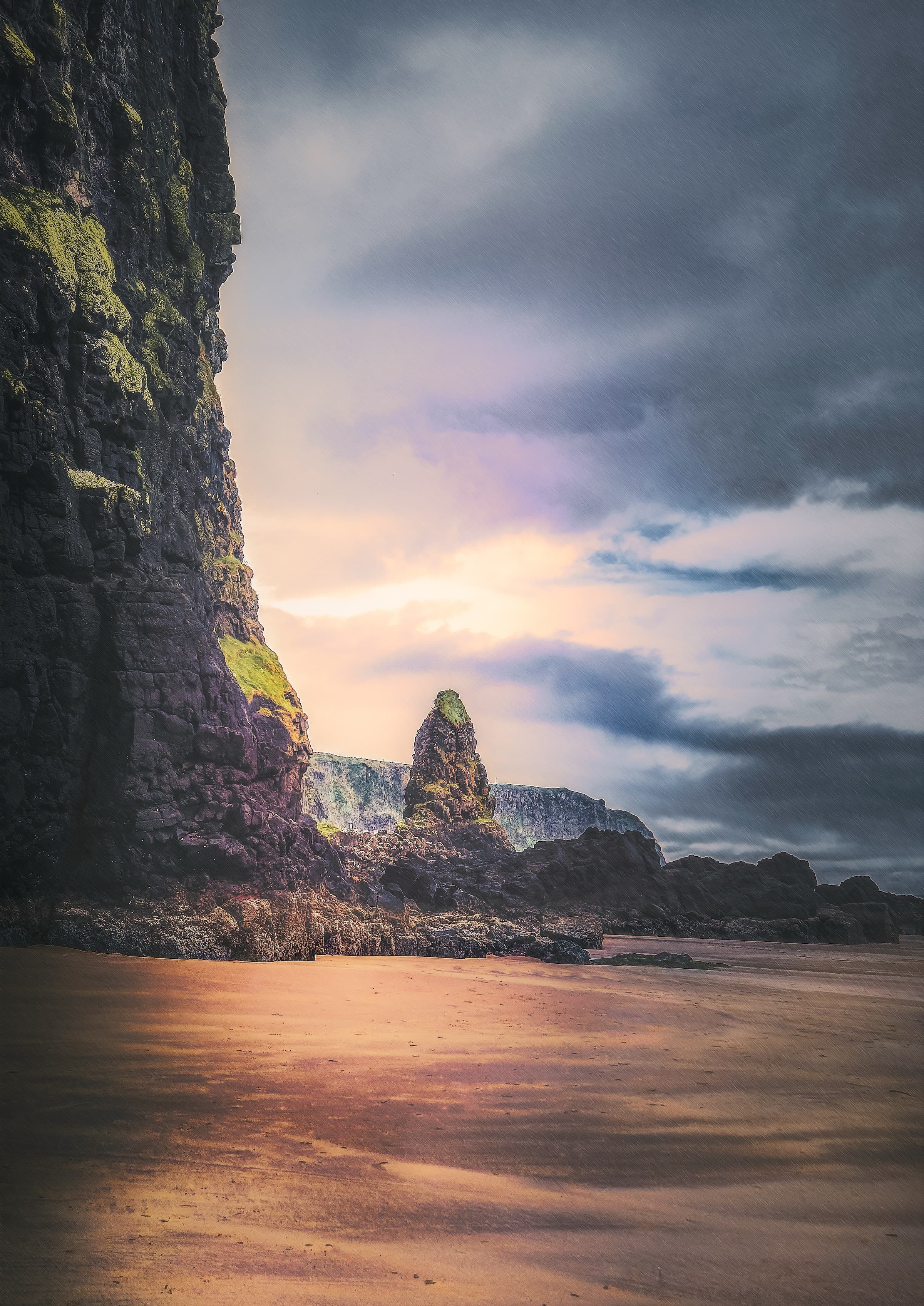 Beautiful view of an isle in Ireland.