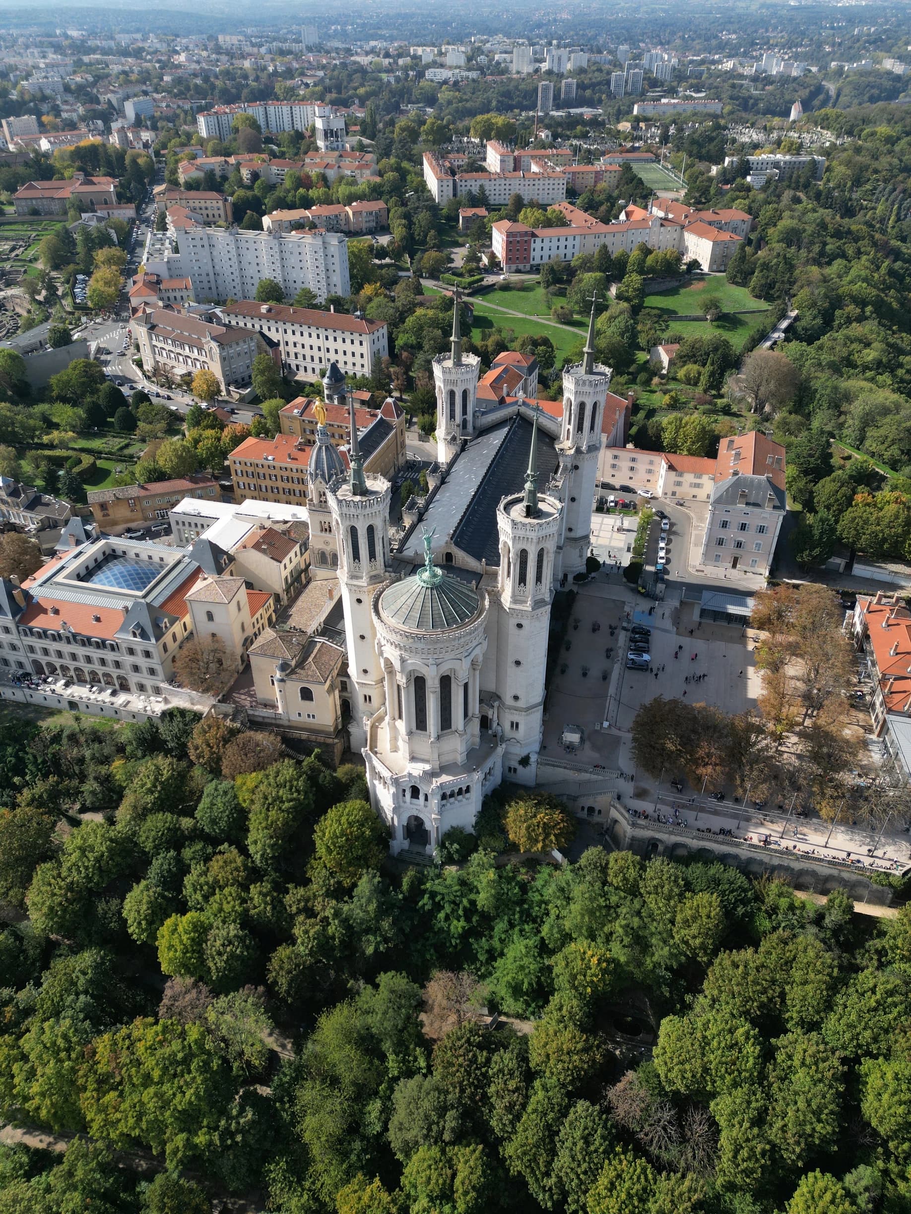 Aerial view of city during daytime.