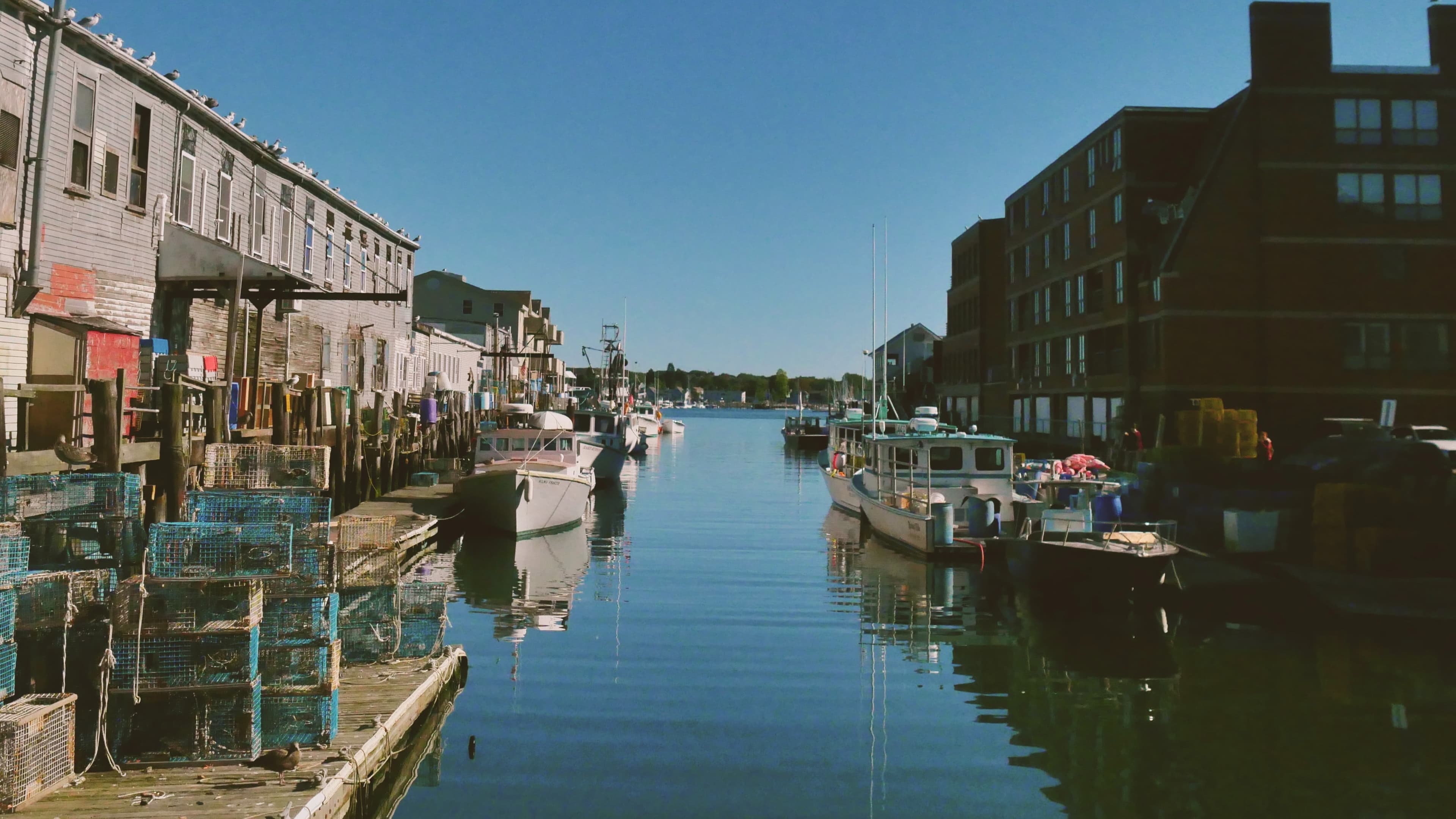 Harbor in Portland Maine