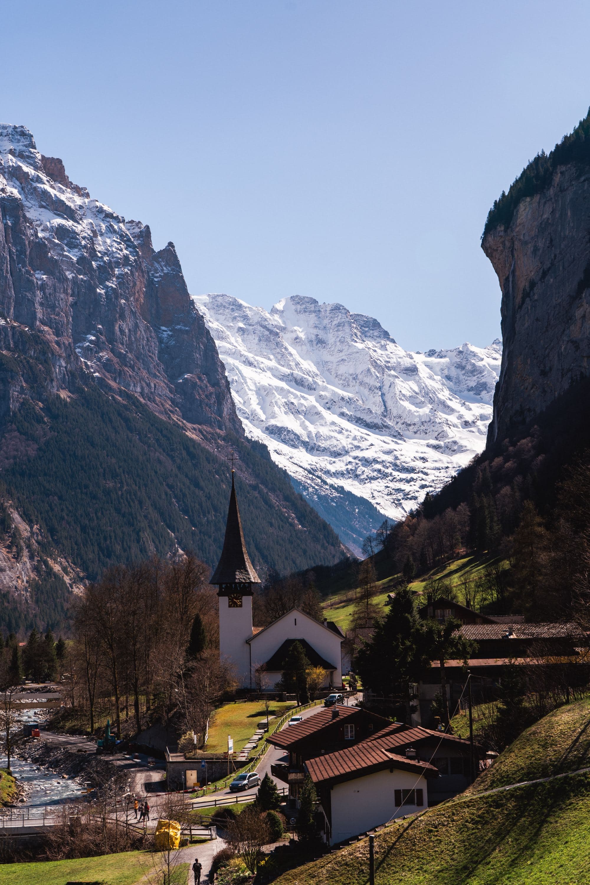 storybook town in the mountains