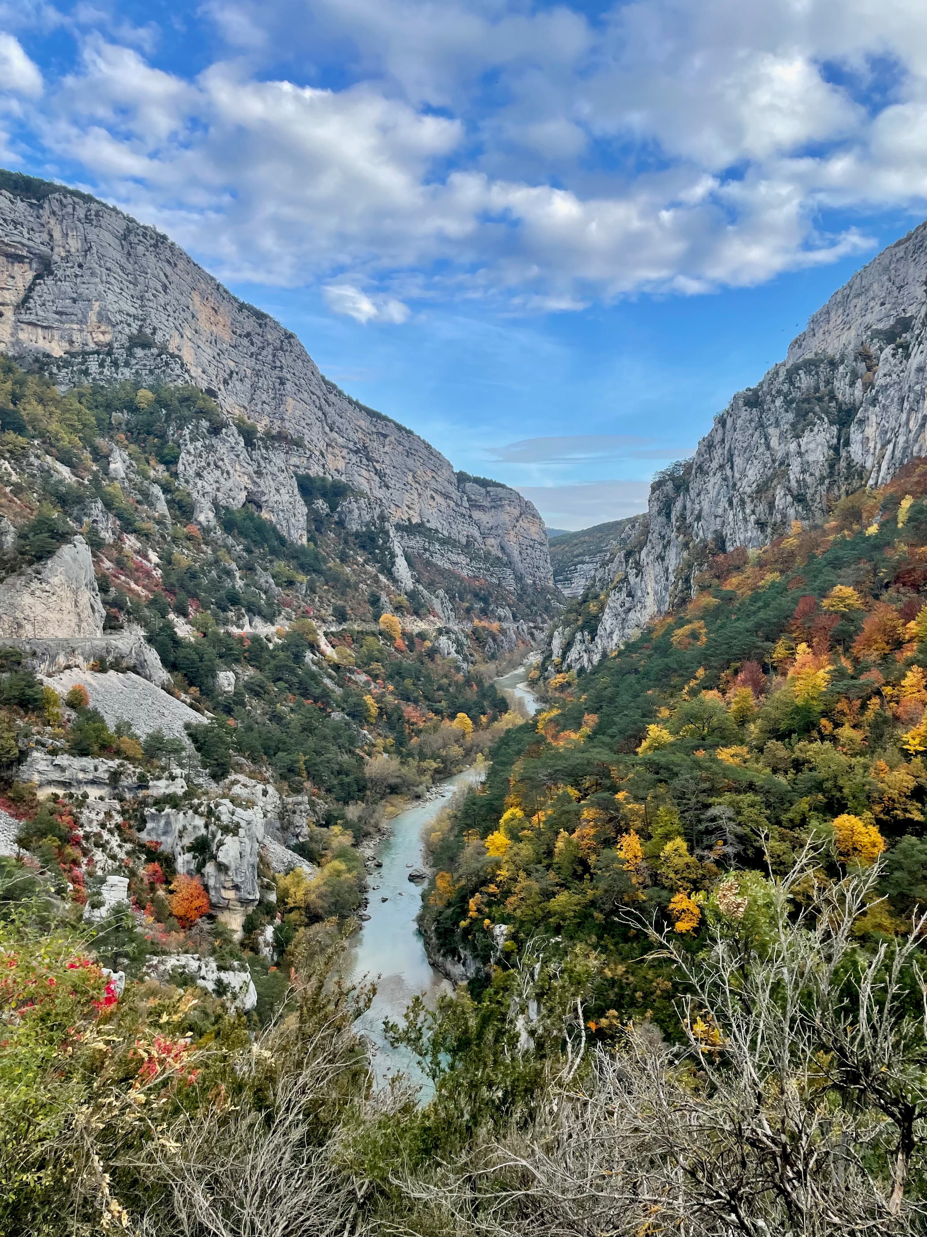 A picturesque view of Gorges du Verdon.