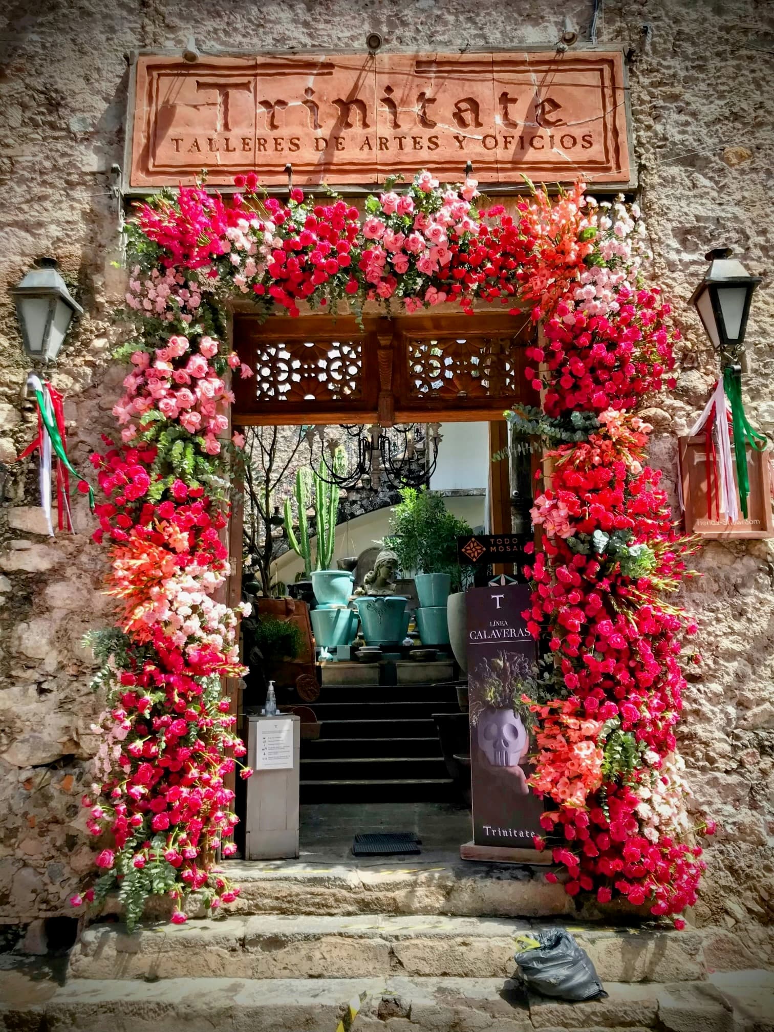 Colorful doorway