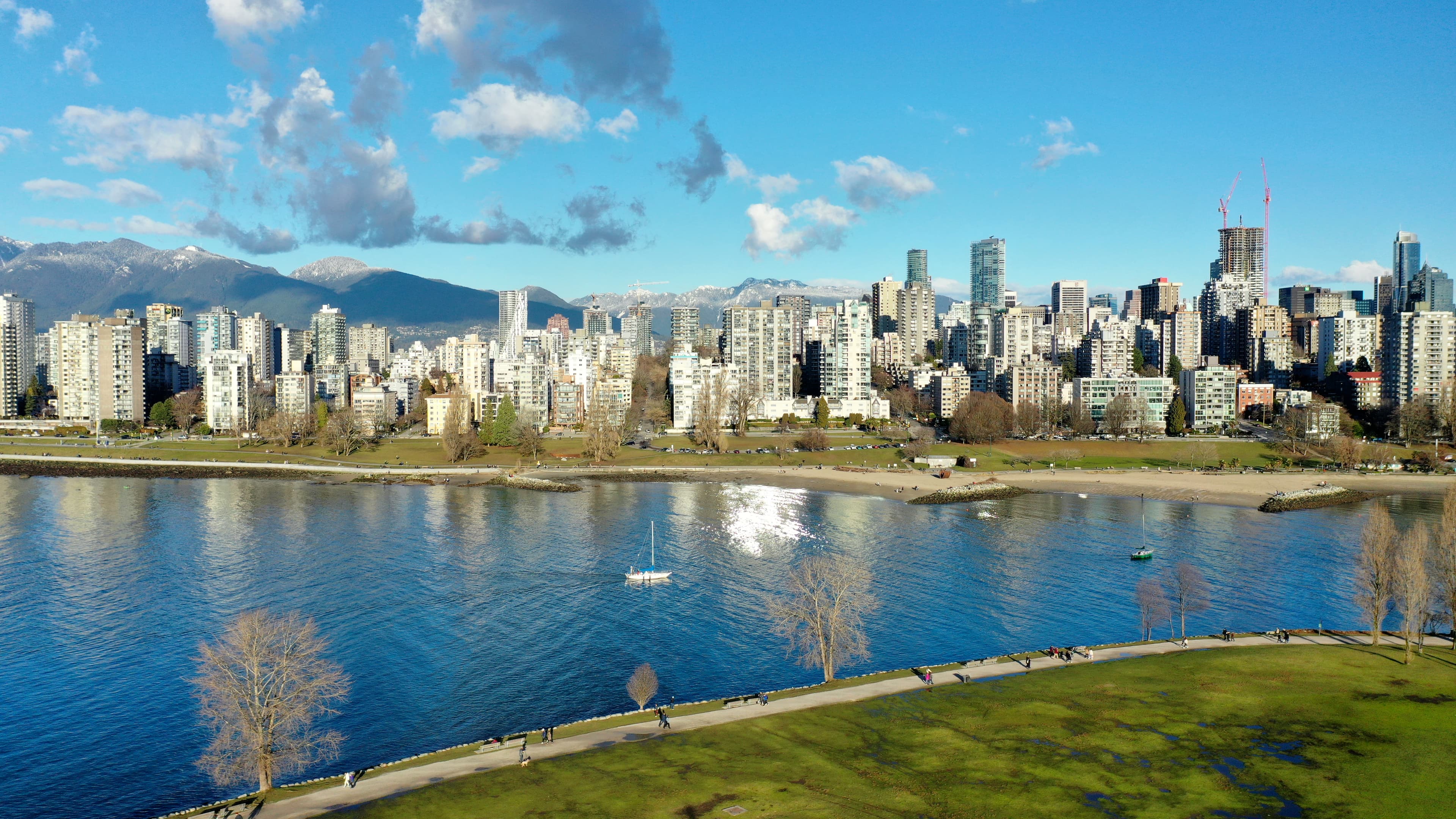 Buildings on the coast in Vancouver