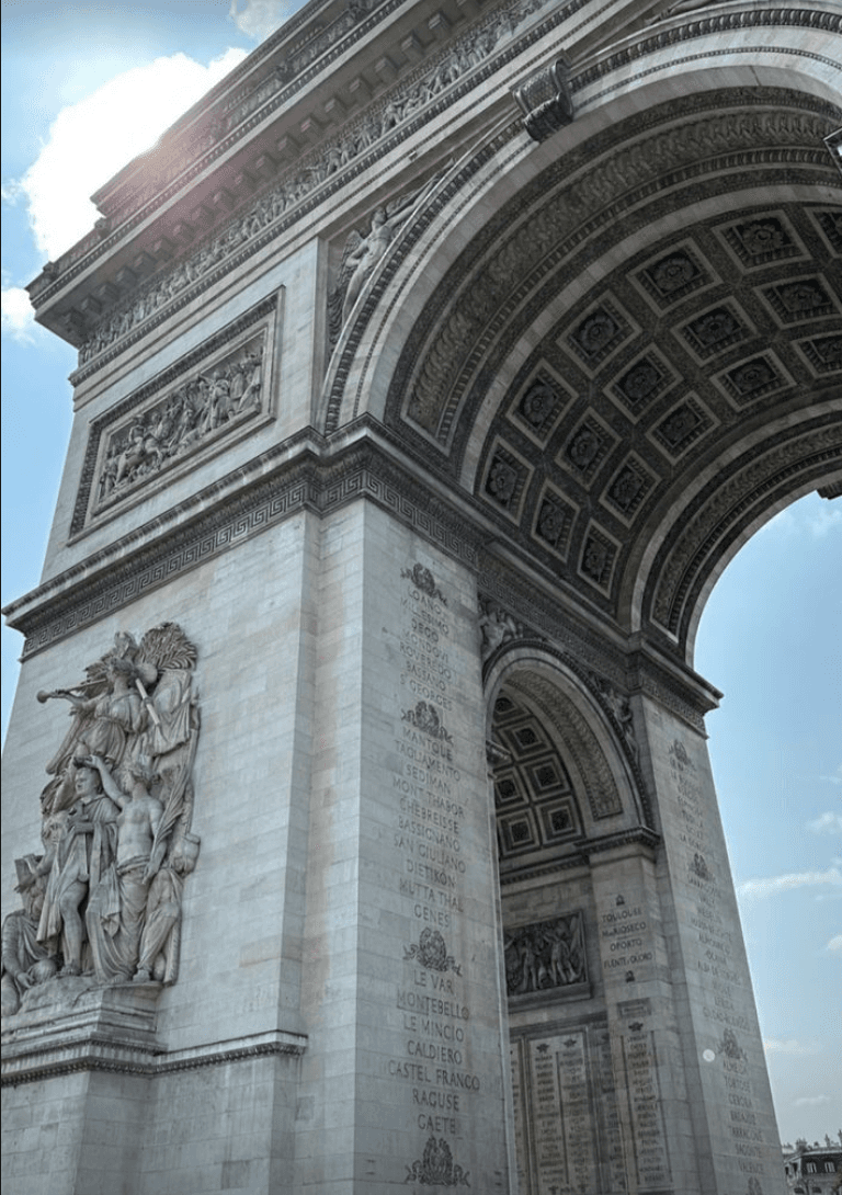 View of Arc de Triomphe