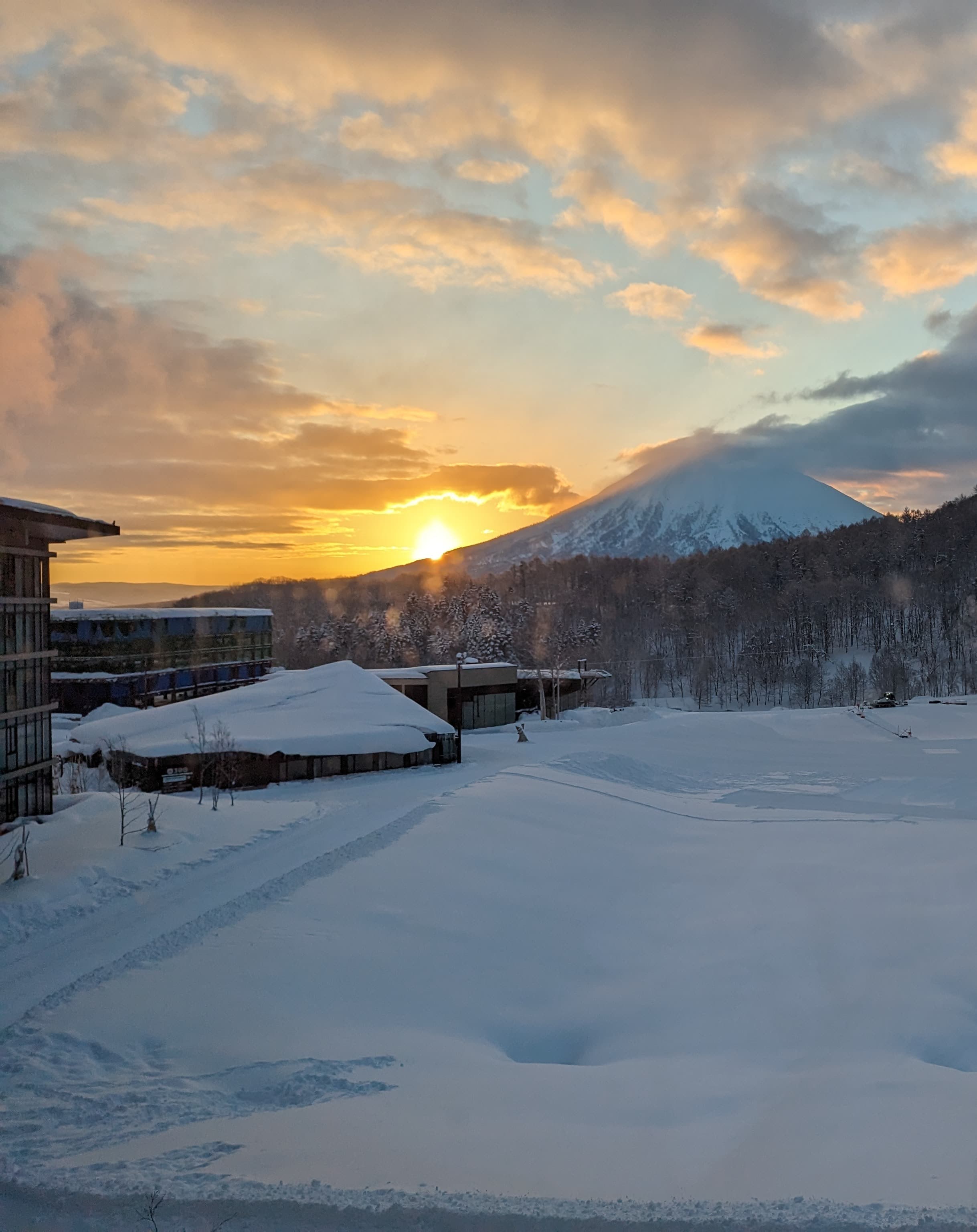 Niseko, Japan covered in snow.